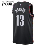 Maillot NBA Brooklyn Nets Tyrese Martin Nike 2025-26 City Edition Noir Swingman - Enfant